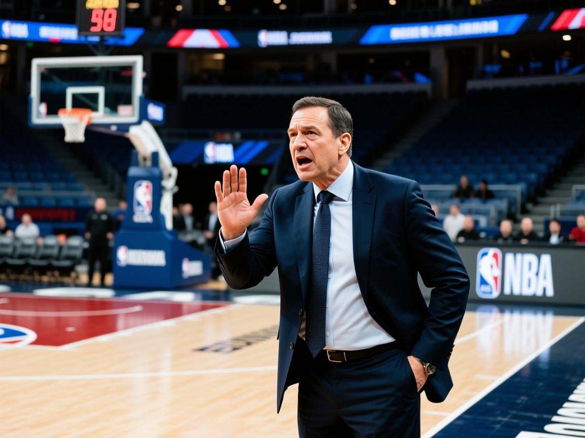 球队主教练斥责球员不积极态度