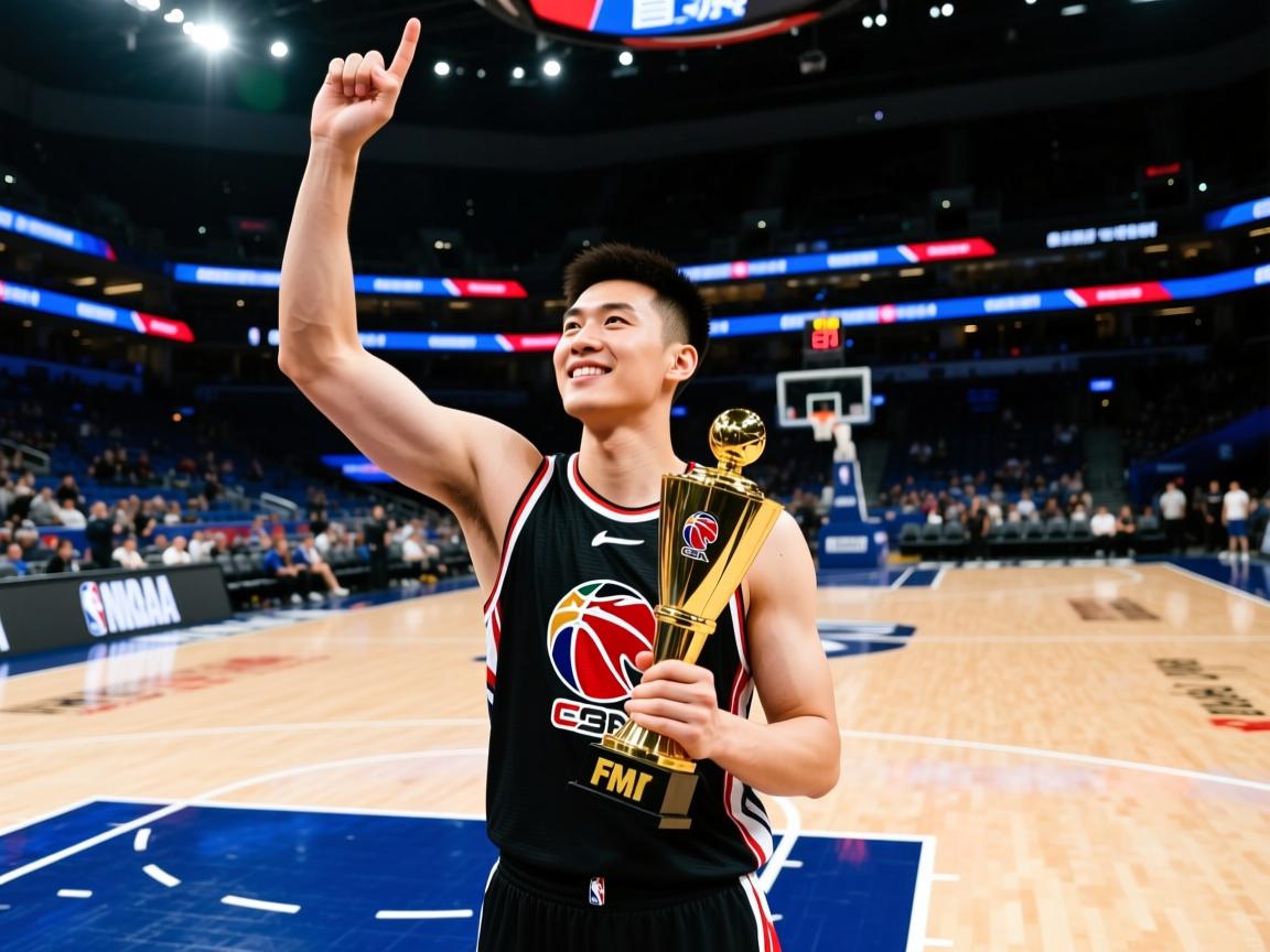 总决赛FMVP！晒管子煜超远三分瞬间
