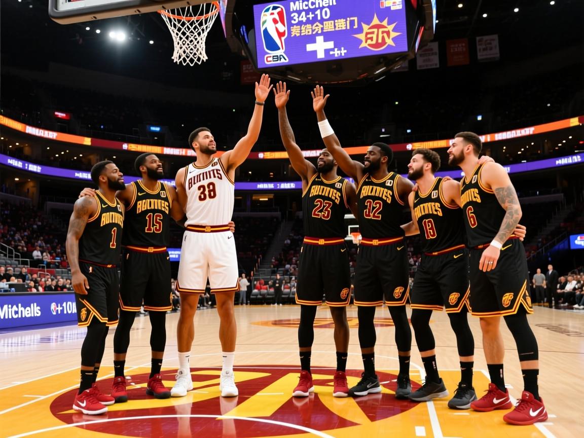 米切尔34+10布克32分骑士6人上双终结太阳四连胜  第4张