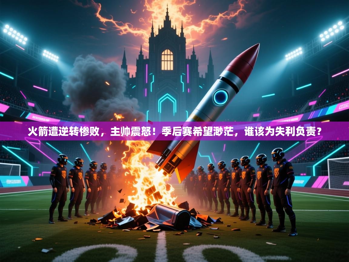 火箭遭逆转惨败,主帅震怒!季后赛希望渺茫,谁该为失利负责? 第1张